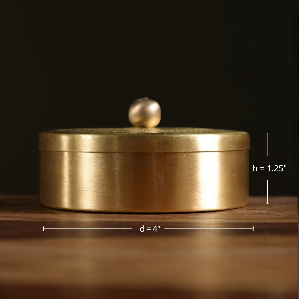 Pure Brass kitchen masala box | Traditional Engraved designed kitchenware