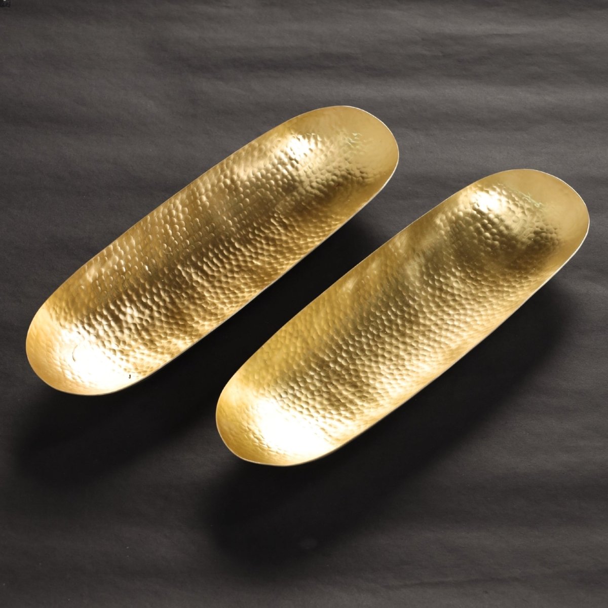 Handcrafted Pure Brass Serving Tray Platter with traditional etching, ideal for kitchen and table, adding timeless Indian elegance.