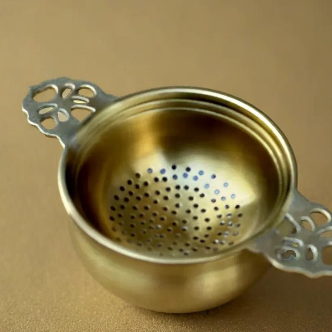 Handcrafted pure brass storage jar with traditional etching, ideal for kitchen storage, adding timeless Indian elegance.