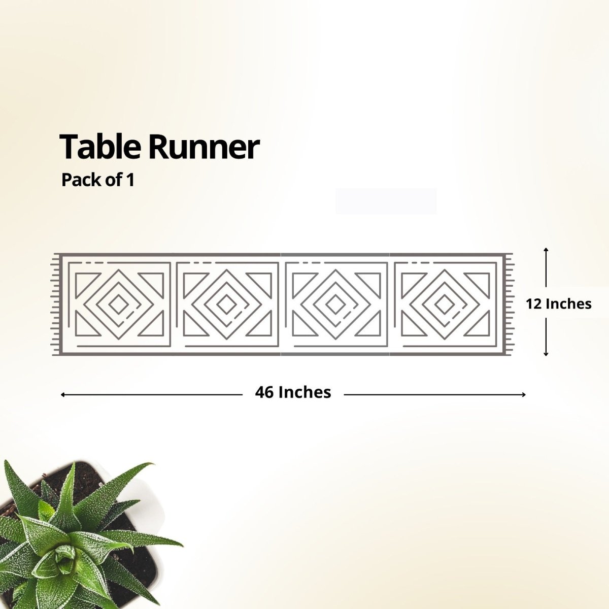 Hand Embroidered Table Runner in Scarlet Red | Mirror Work