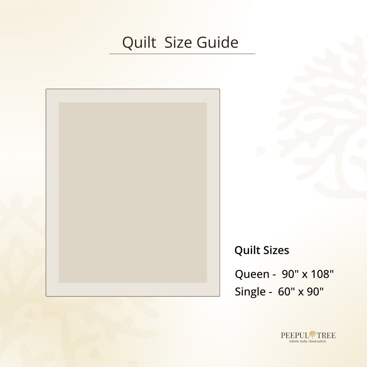 AC Comforter in 100% Cotton Mulmul Handprinted in Sage Green and Mustard| Lightweight Soft and Breathable AC Blanket