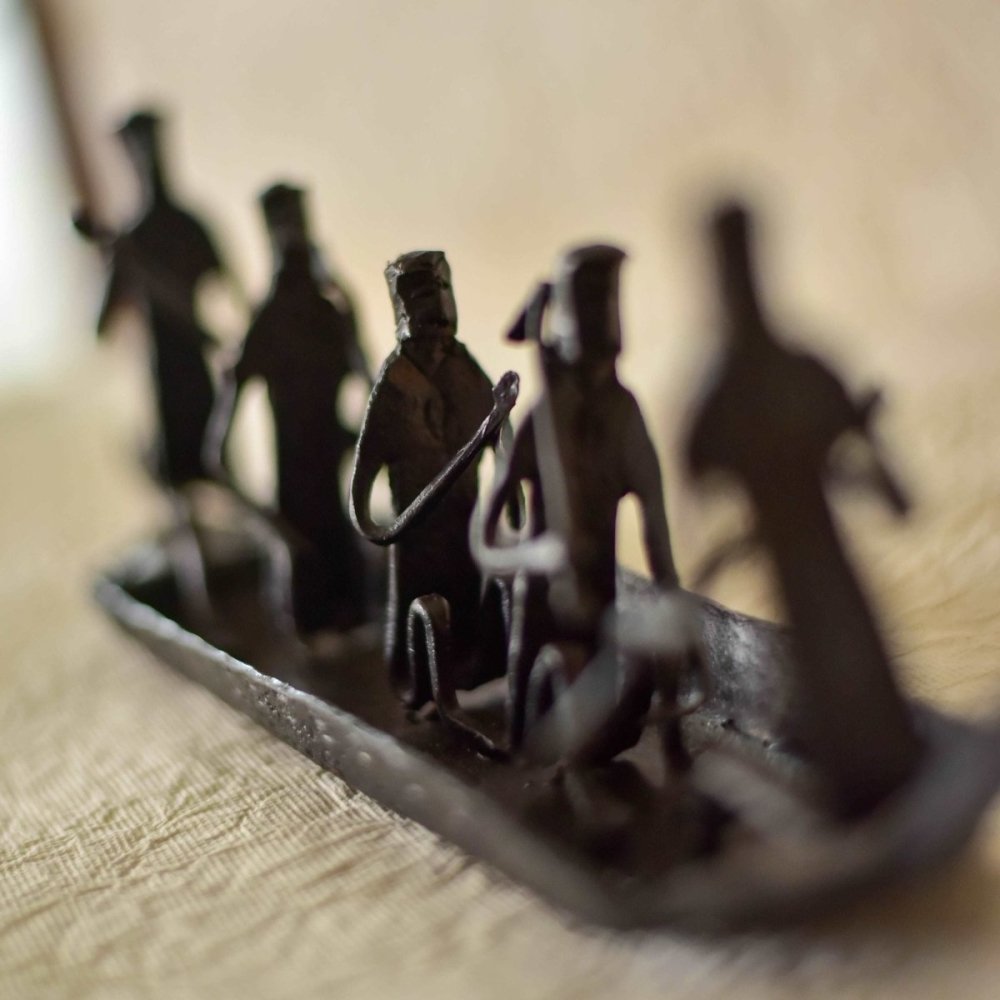 Bastar Tribal Handmade Wrought Iron Boat