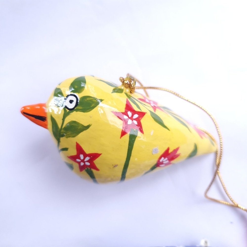 Wall hanging paper mache doves handcrafted in Kashmir Assorted Colours