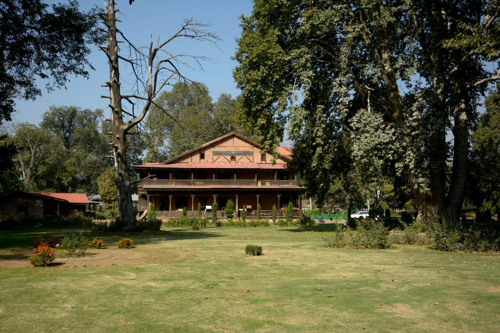 The old British Residency building in Srinagar