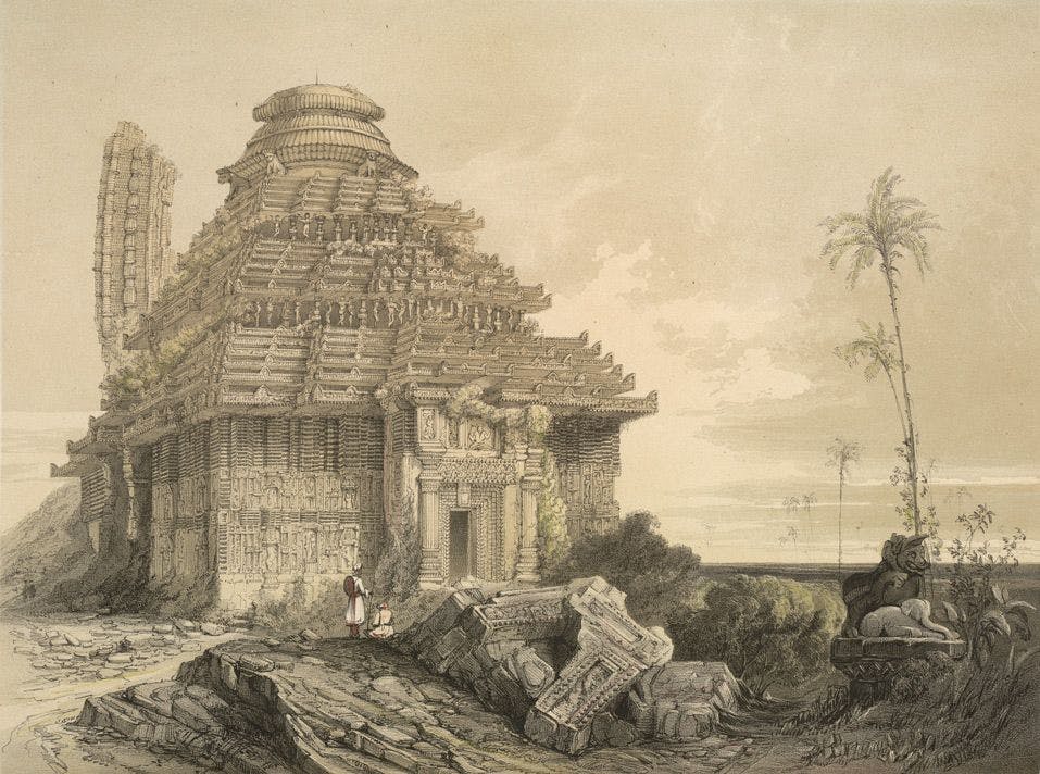 The Konark Sun Temple by James Fergusson, 1847