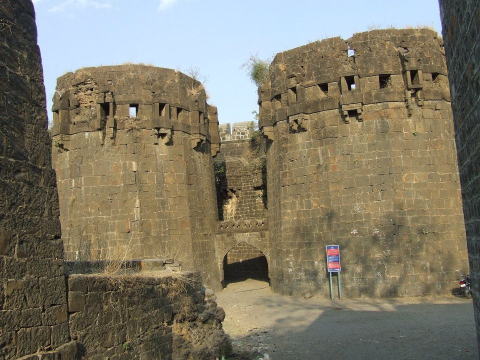 Entrance to the Fort of Naldurg, Dist. Osmanabad, Maharashtra  