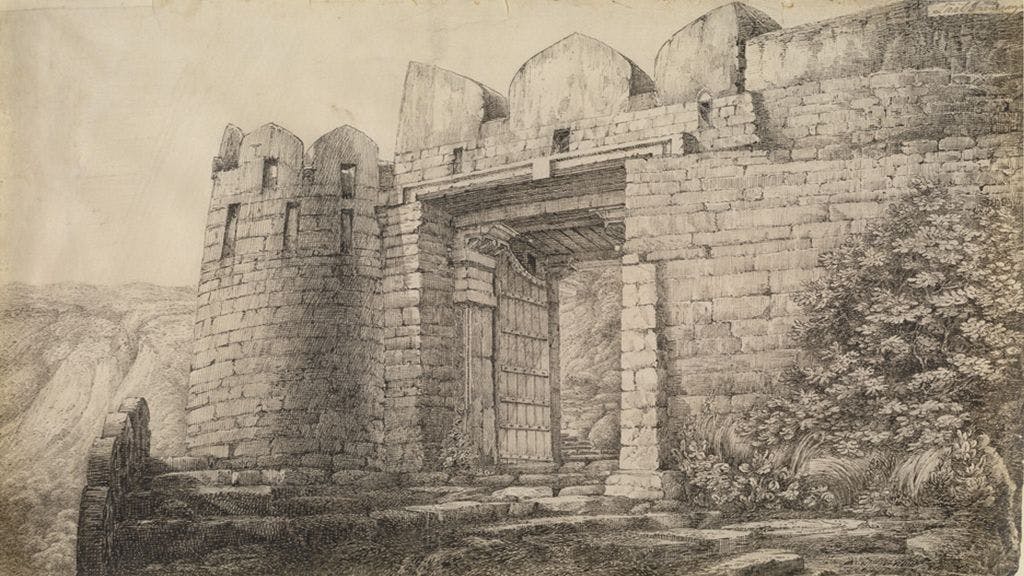 Entrance to the Kalinjar Fort