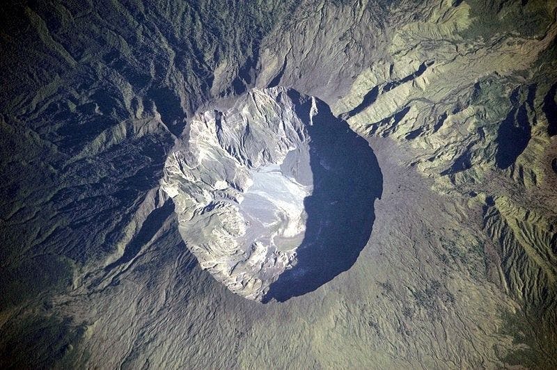 Caldera of Mount Tambora, Sumbawa, Indonesia
