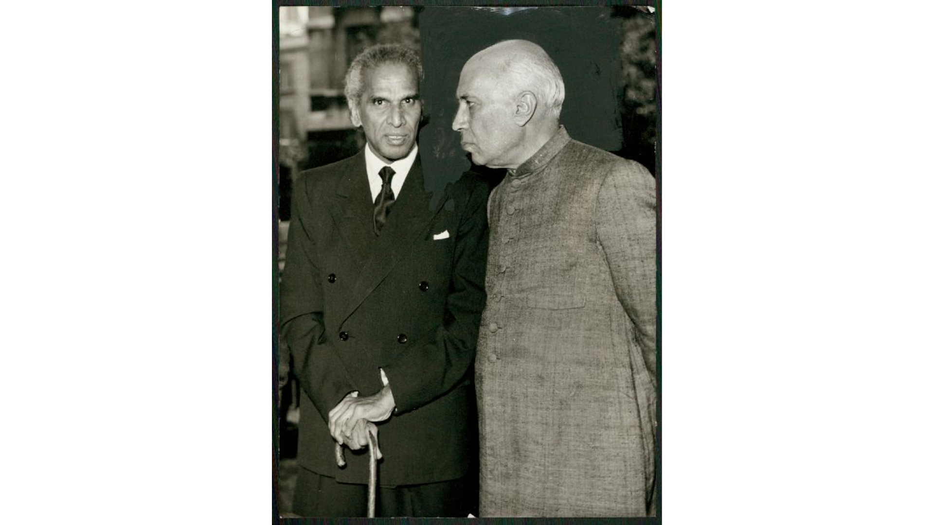 Jawaharlal Nehru and V. K. Krishna Menon - 1957 