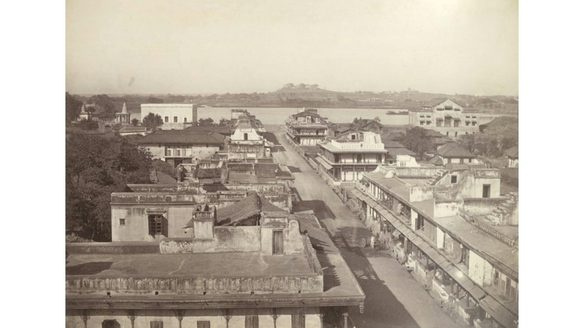 General View of Sitabuldi in Nagpur during 1860s