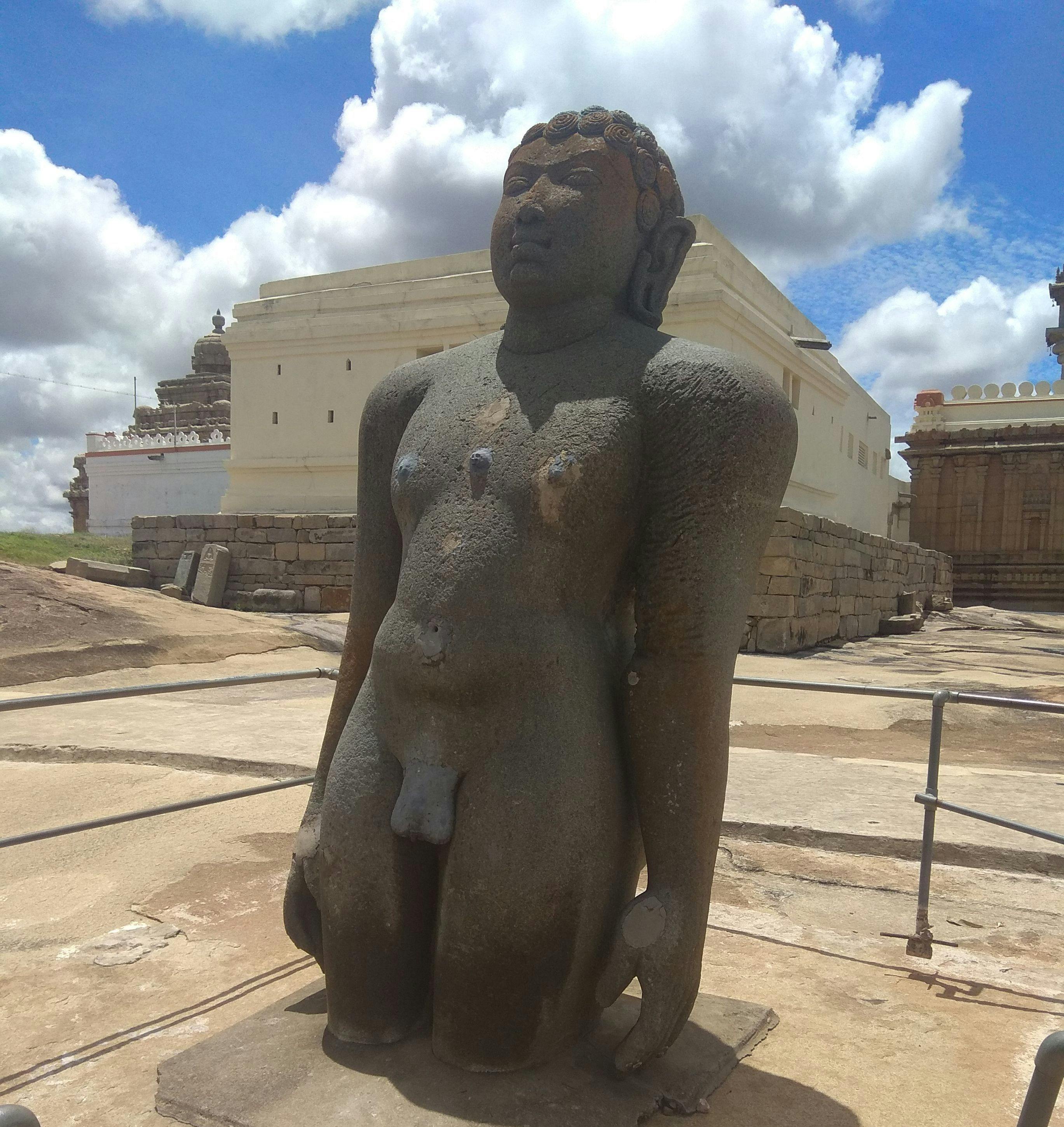 The Sculpture of Bharata at Chandragiri