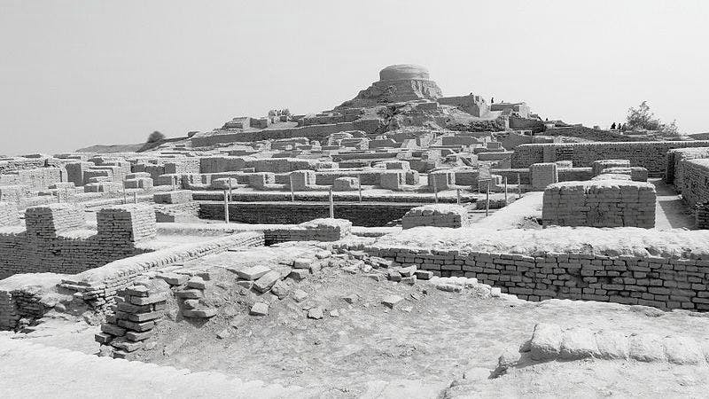 Stupa mound at Mohenjodaro