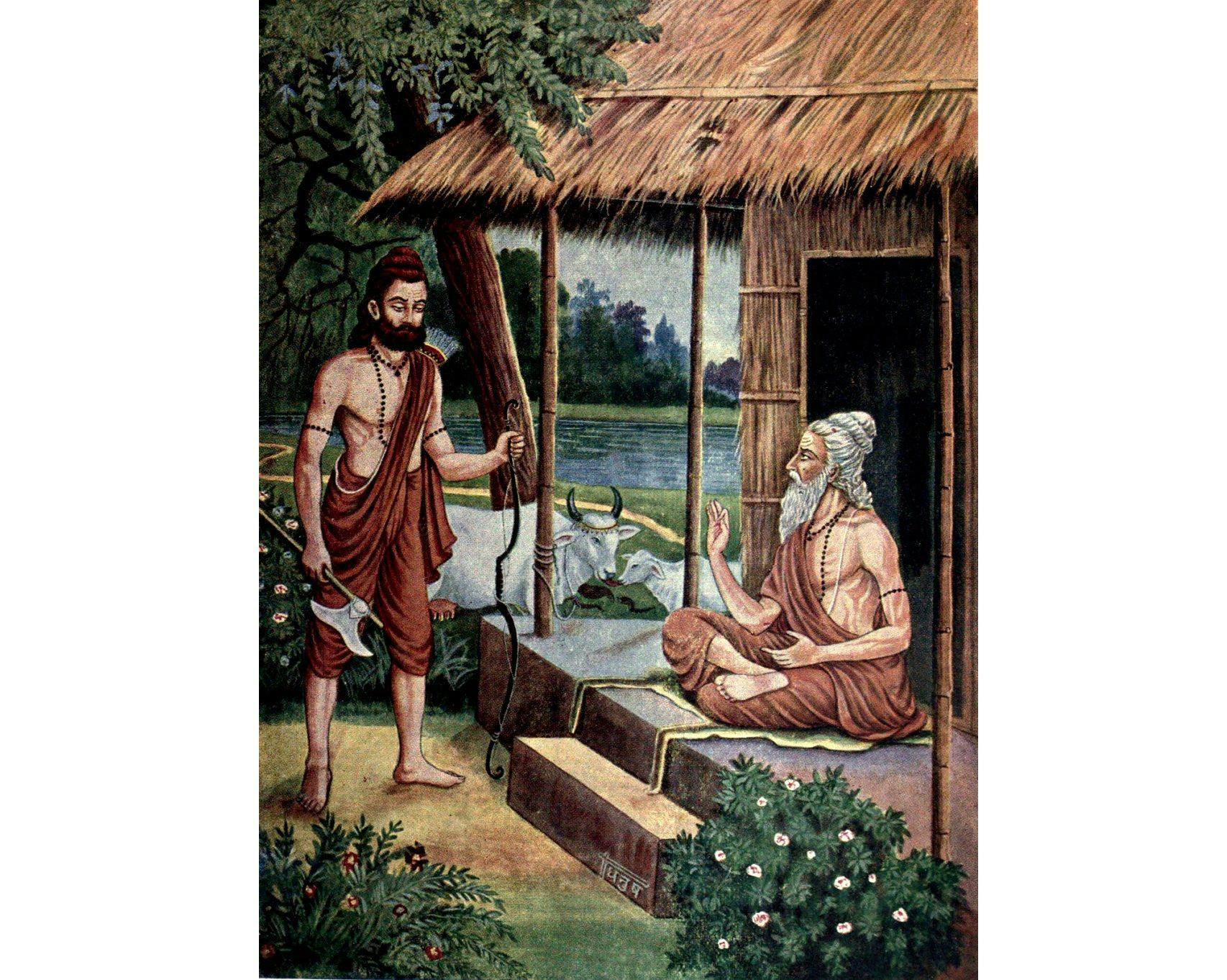 Lord Parashuram and Rishi Jamadagni