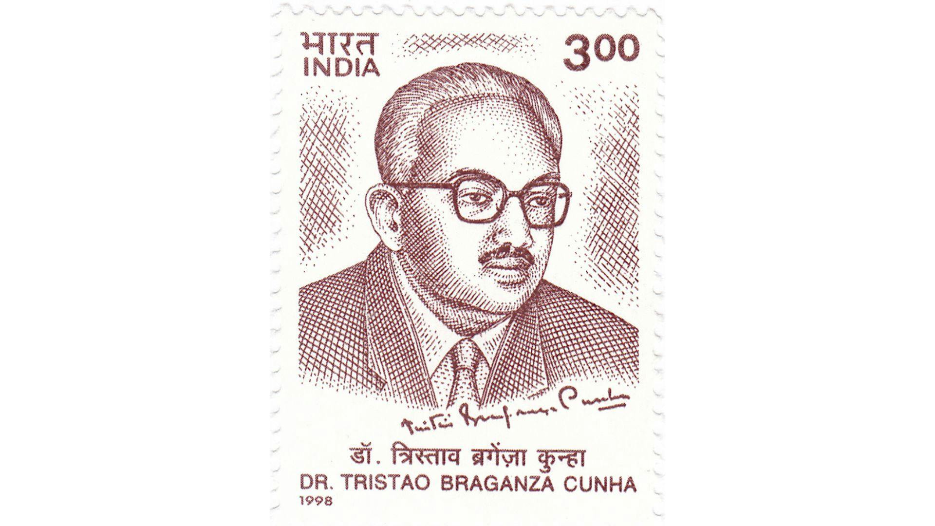 Tristão de Bragança Cunha 1998 stamp of India | Wikimedia Commons