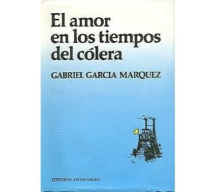 1st Colombian edition cover of Love In The Time of Cholera