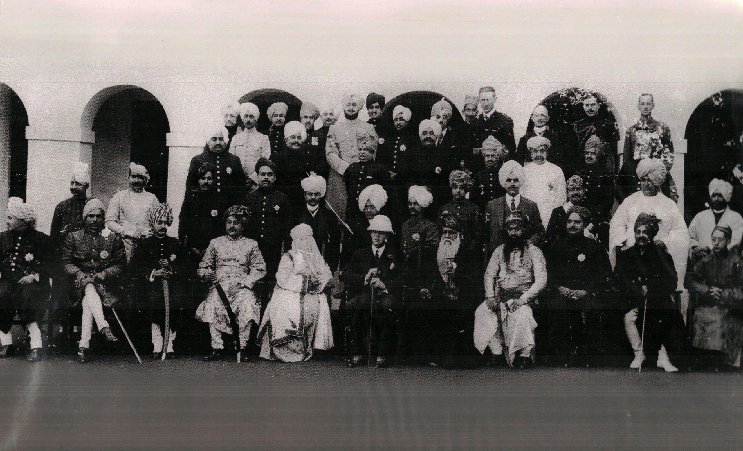 Conference of the Ruling Princes and Chiefs, 1917 with the Viceroy in Delhi 