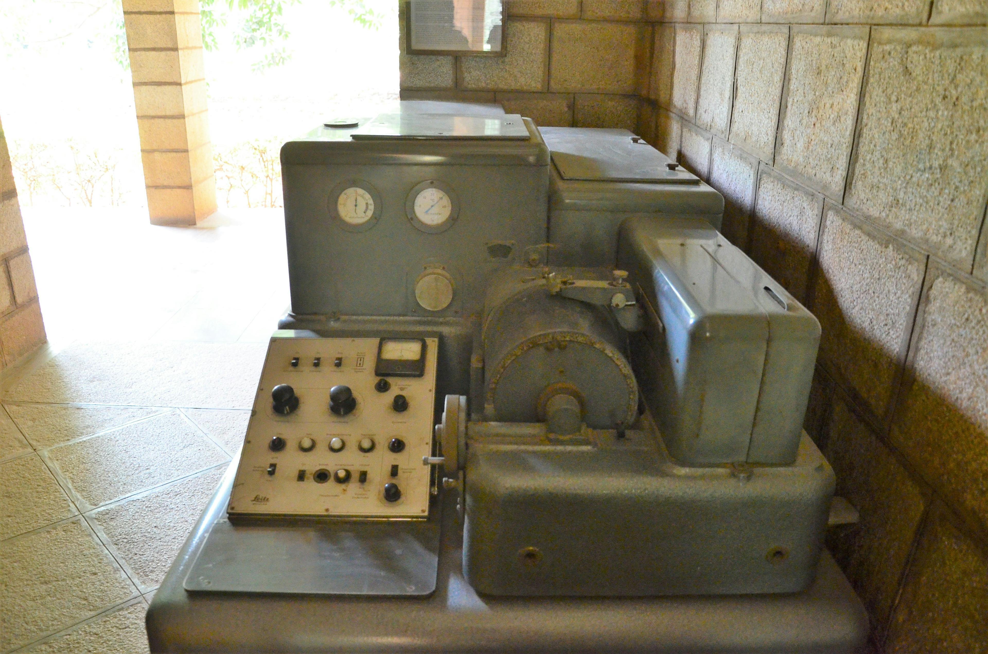 Infrared Spectrometer used by Sir C.V. Raman on display in main building
