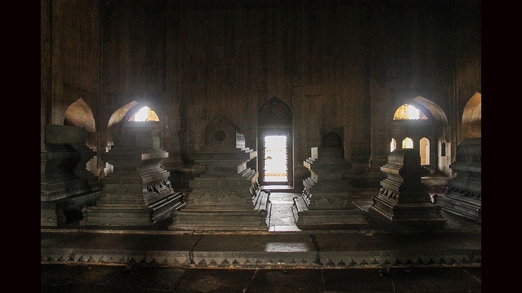 The tomb stones of the Royal family