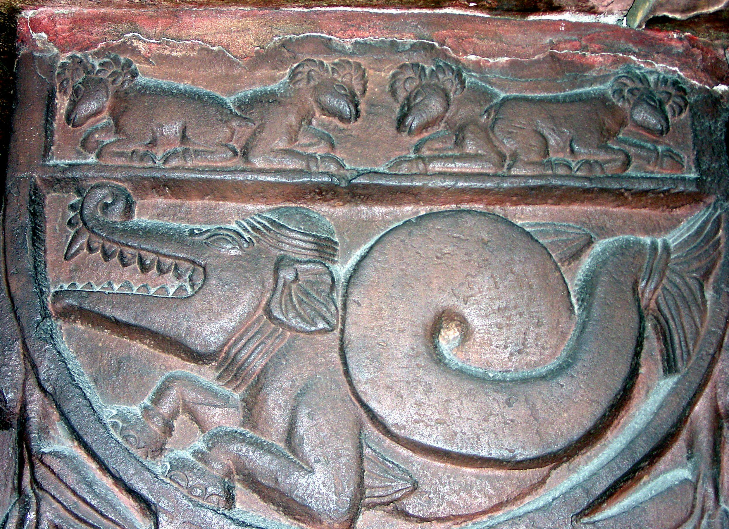 Makara, Bharhut, 100 BCE