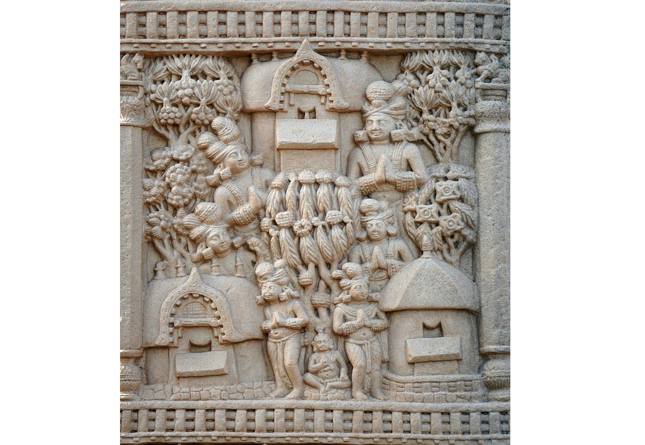 The Jetavana at Shravasti as depicted at Sanchi