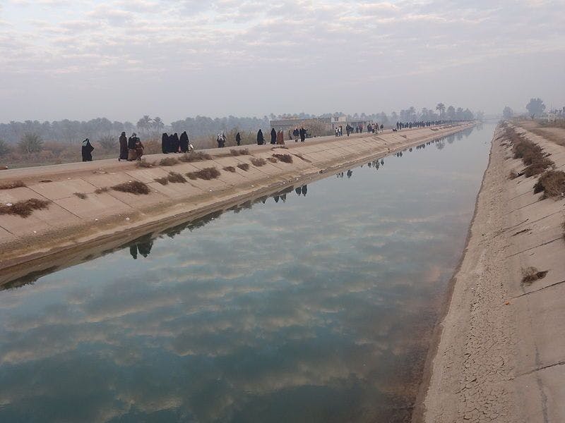 Hindiyya Canal in Iraq