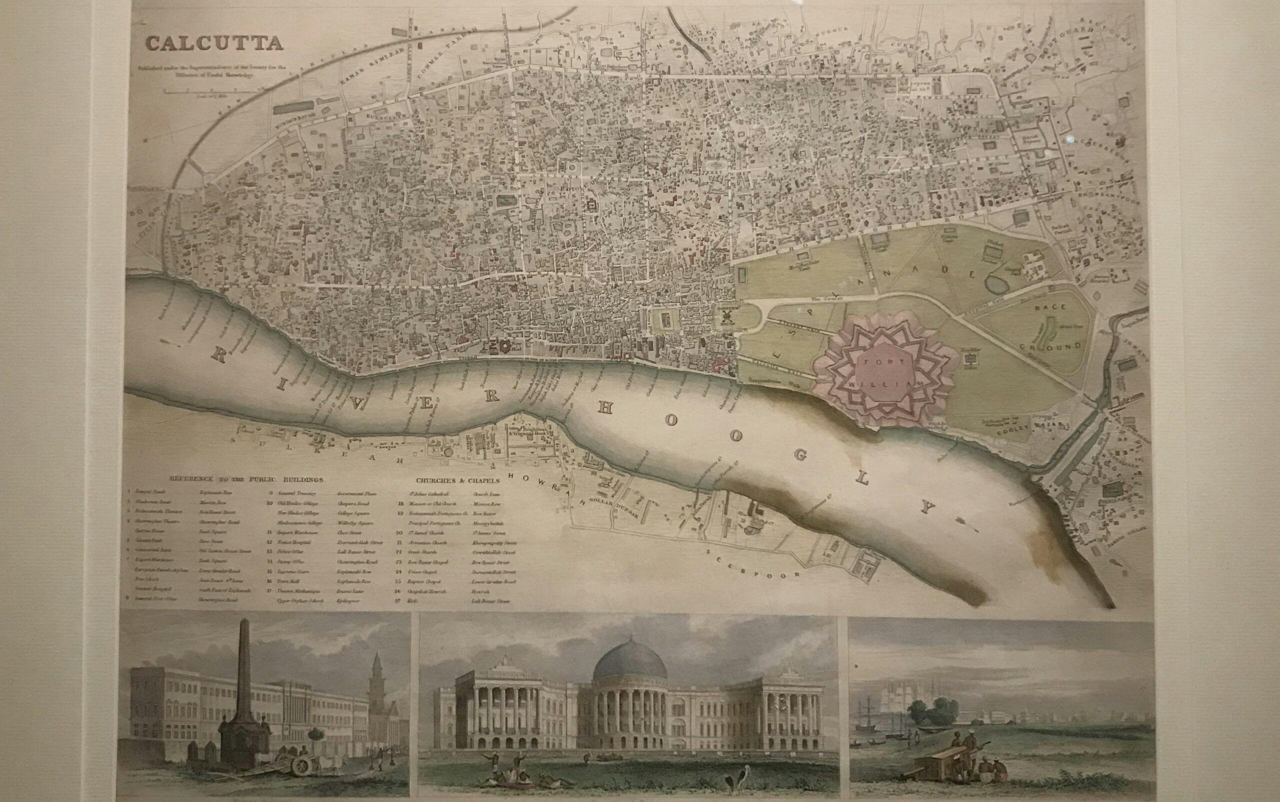 Map of Calcutta 