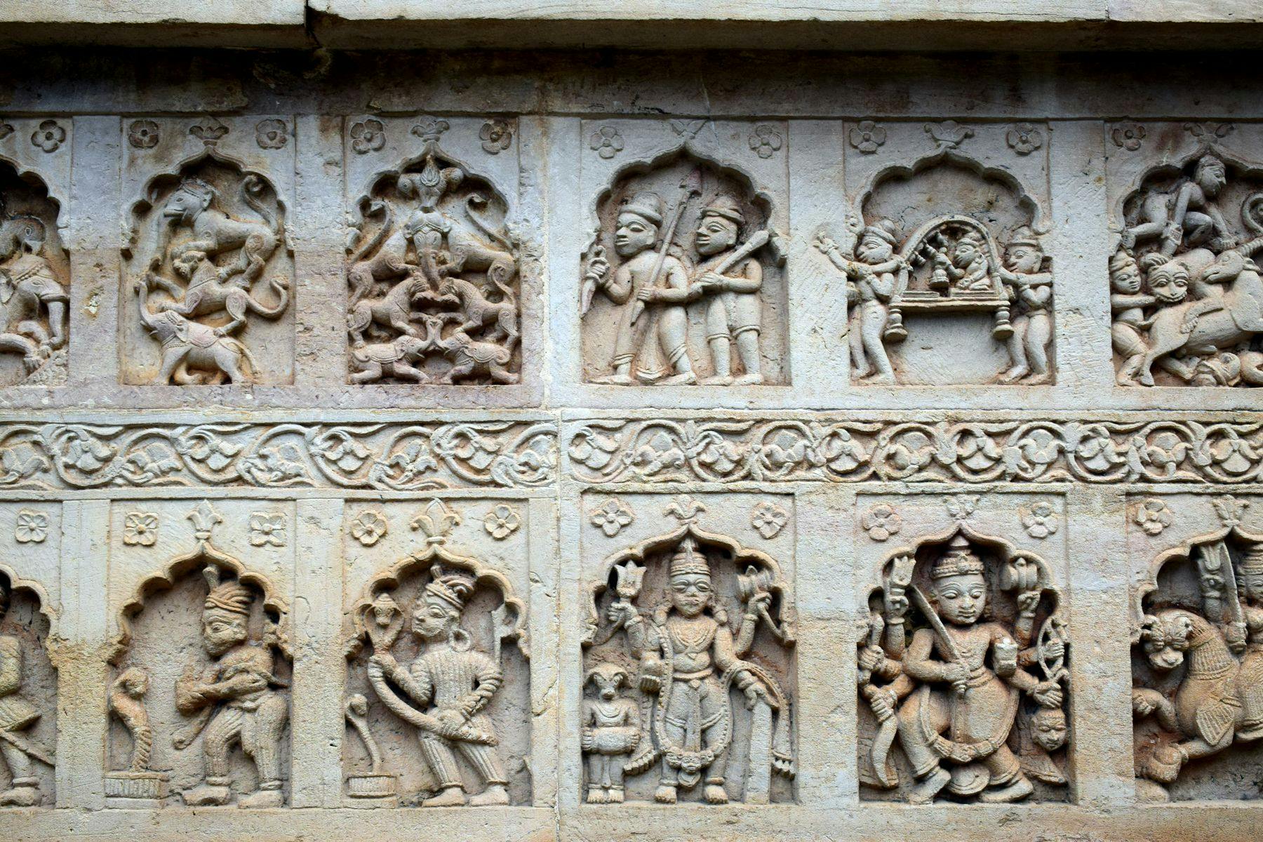 Panels on Anchaleshwar temple
