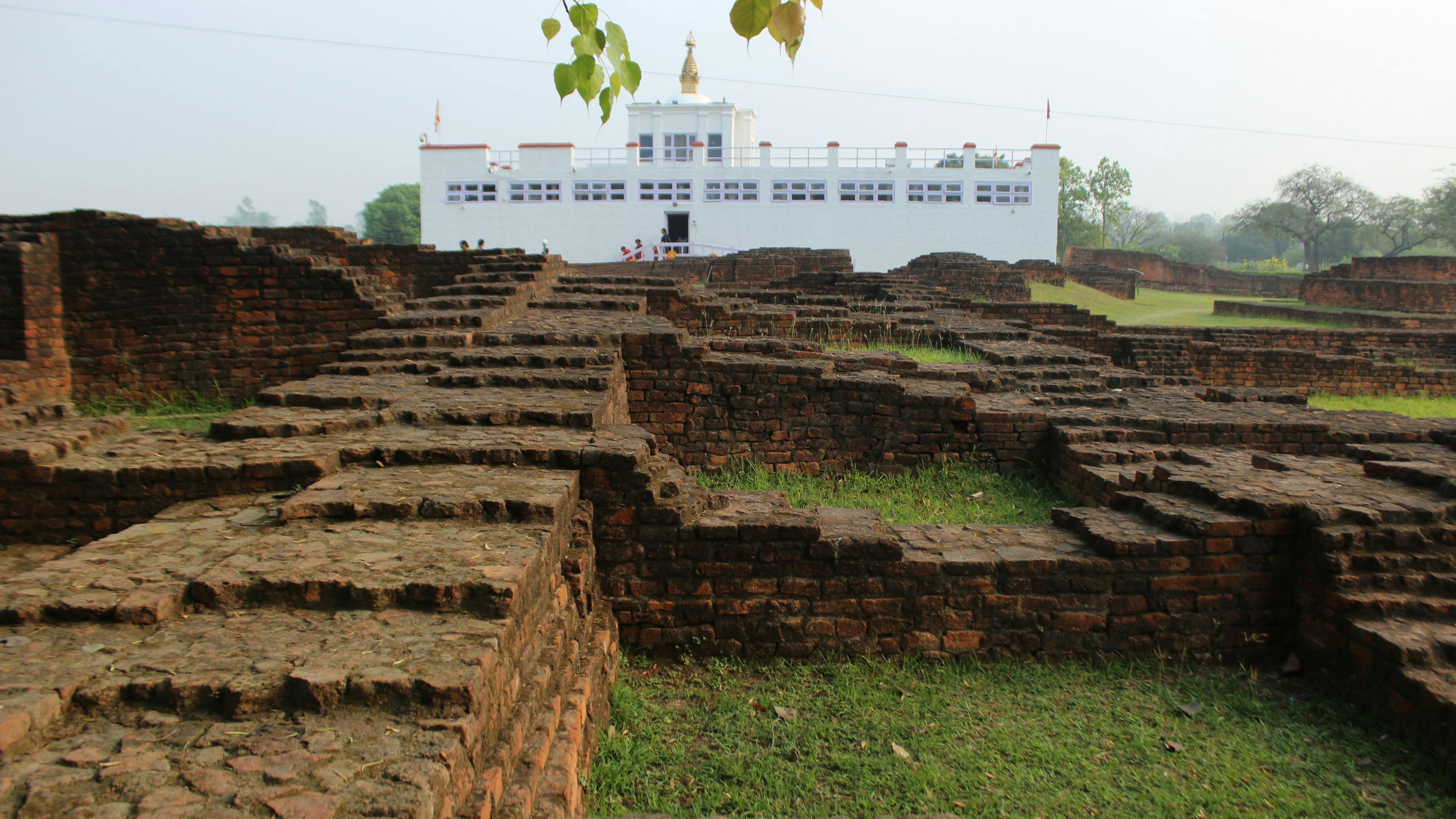 Mayadevi Temple and ruins of ancient monasteries, Lumbini