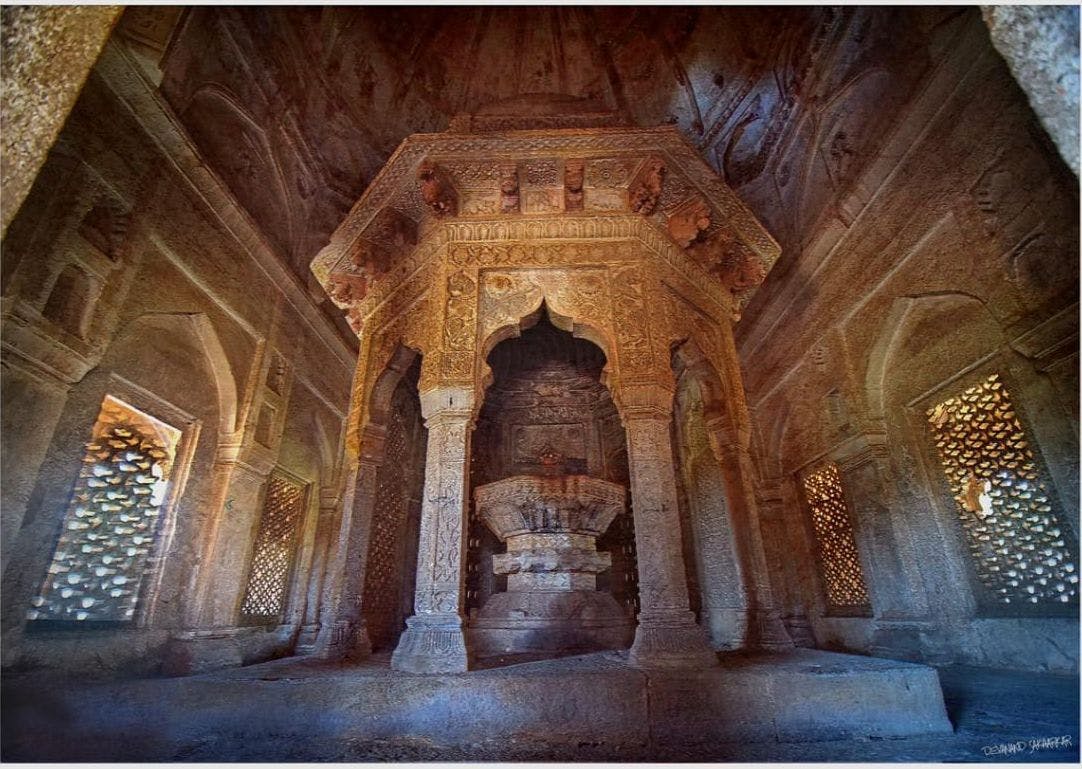 Inside view of Bir Shah’s tomb