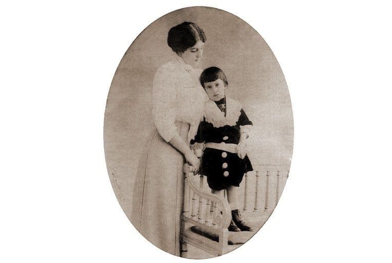 Anita with her son Ajit