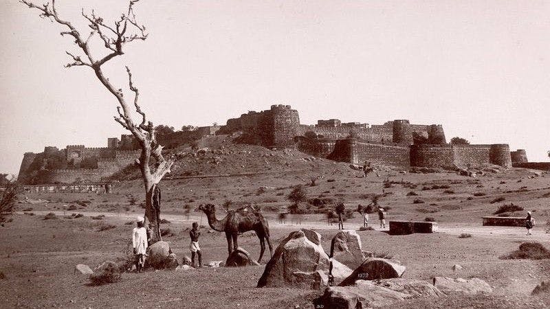 Shankargarh fort at Jhansi, where young Anand Rao was adopted by Rani Lakshmibai and named Damodar Rao