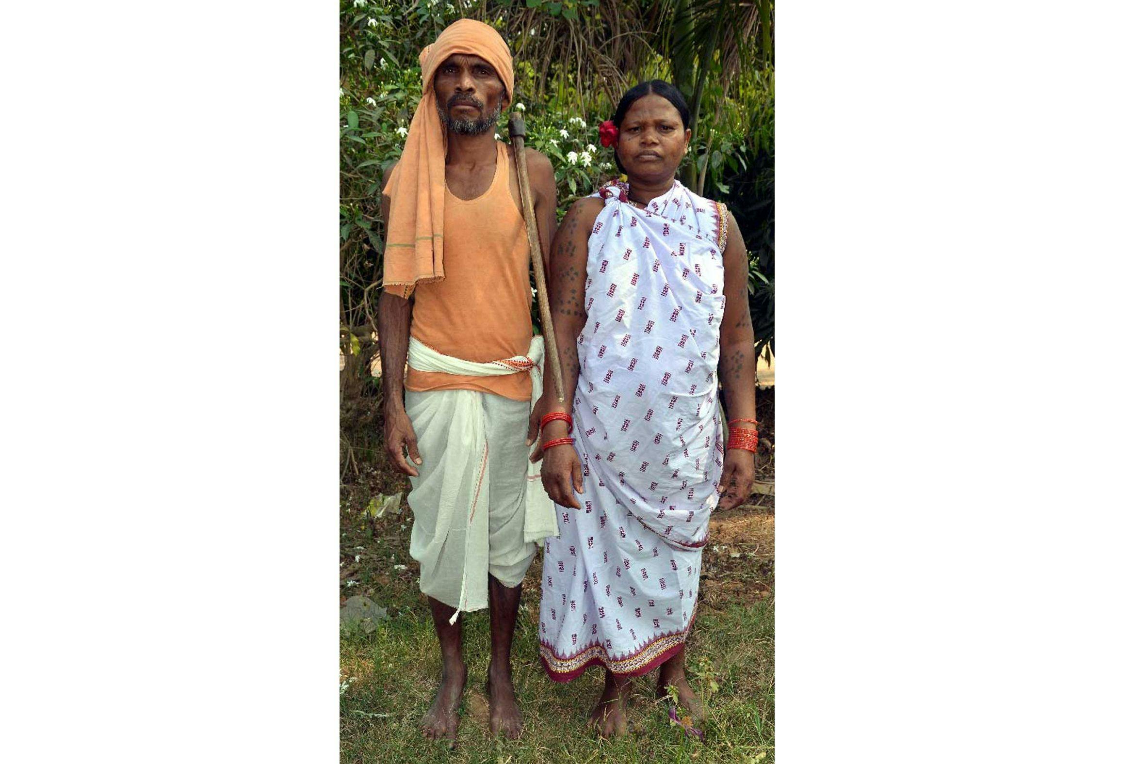 Members of the Bhottada tribe dressed in Kotpad