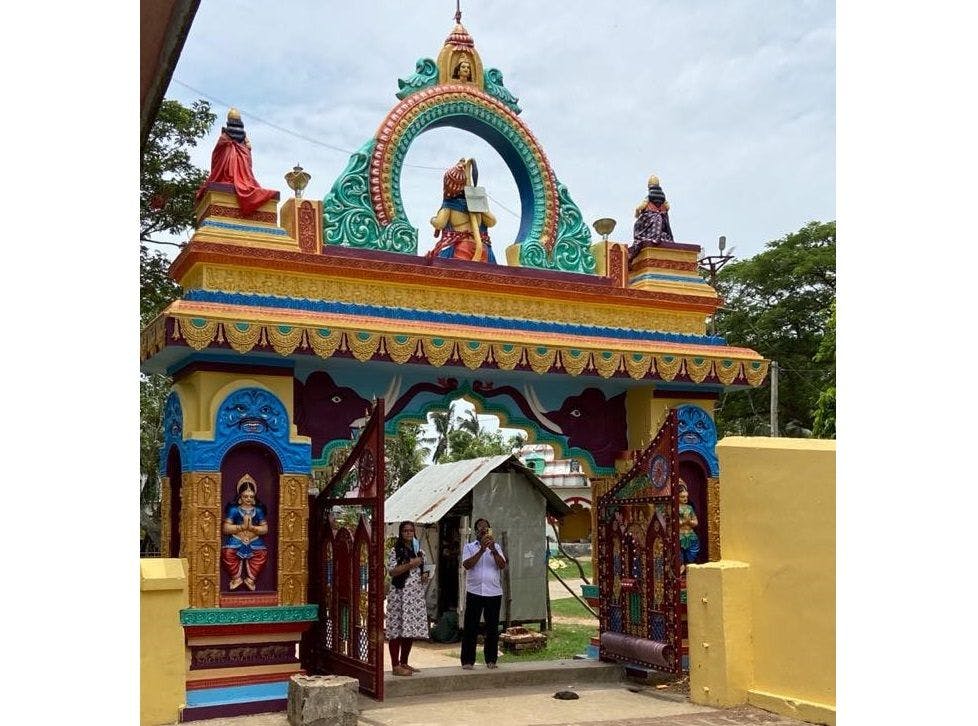 Gateway to the Maa Patana Mangala temple