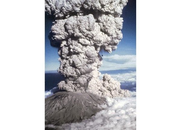 Volcanic Ash Cloud, Mt. St. Helens, 1980