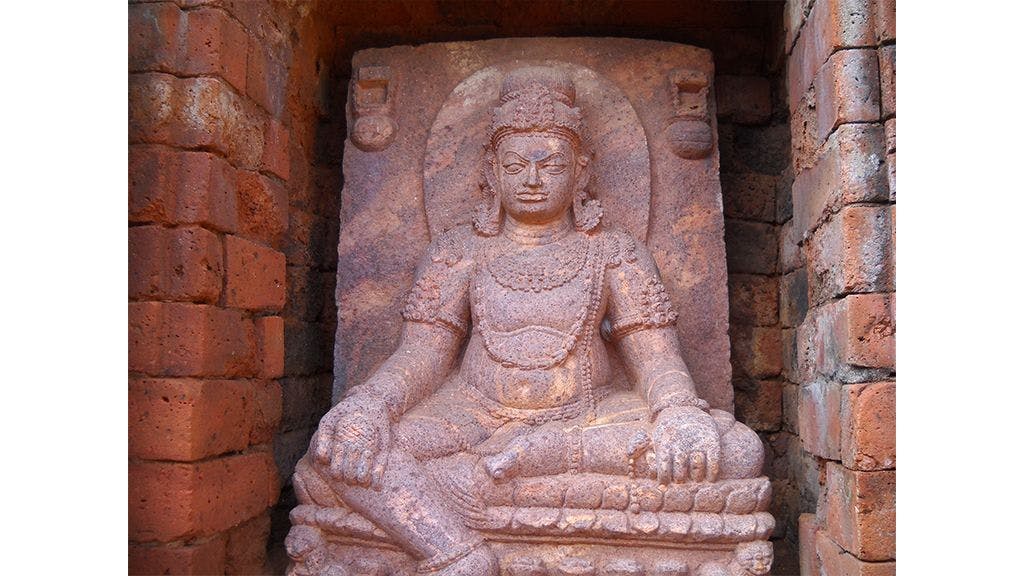 Stone sculptures at Ratnagiri