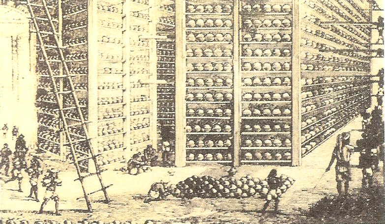 Opium Storage at a British East India Company warehouse