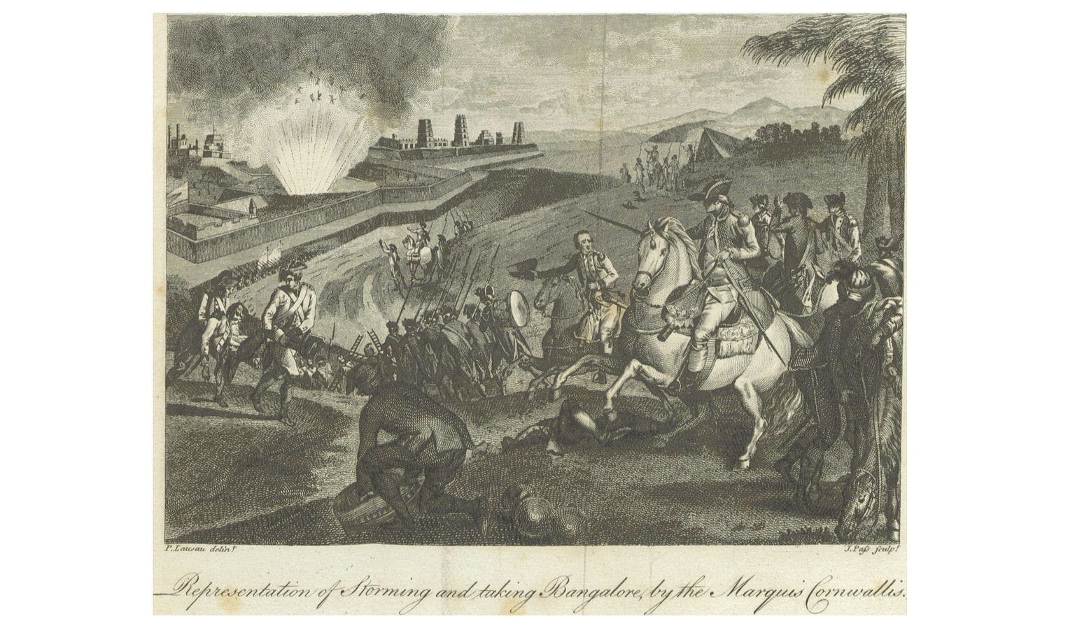 Storming of Bangalore Fort by Lord Cornwallis