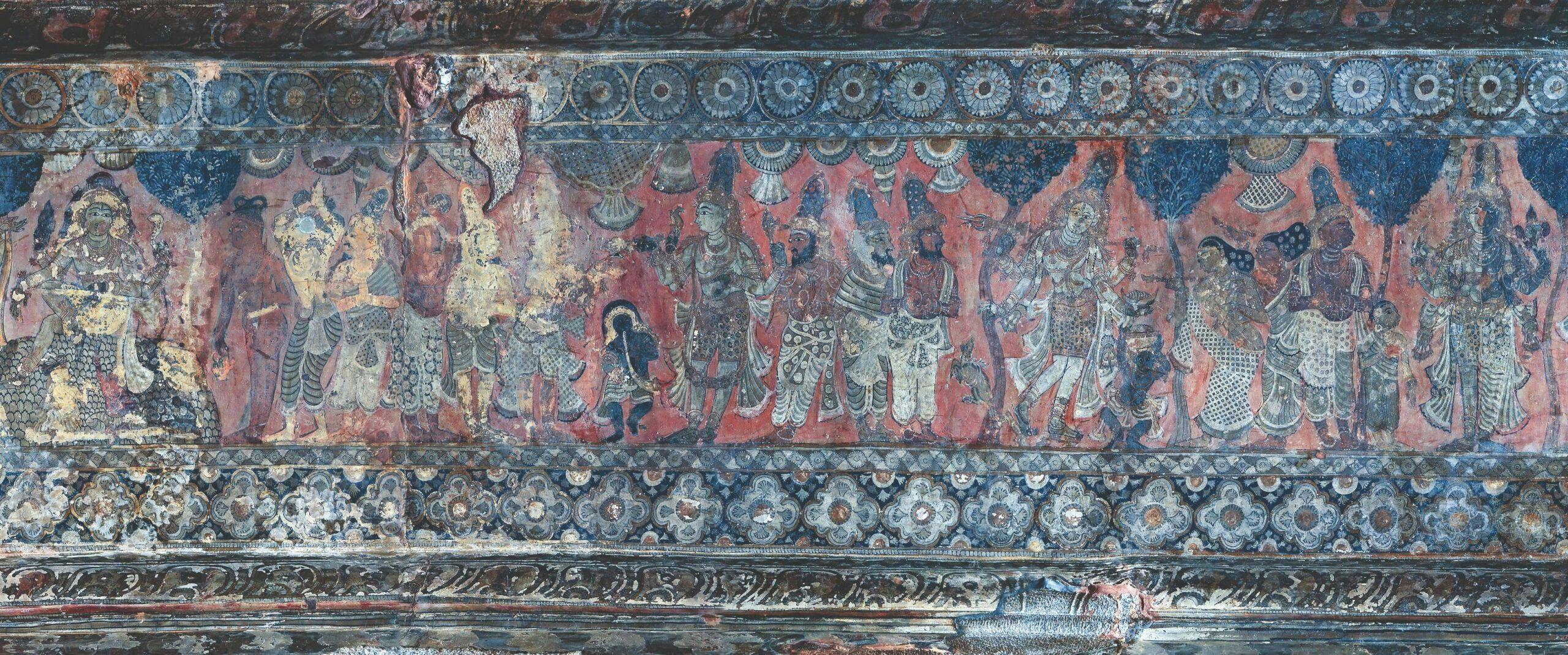 Panel B1, Scene 3-6, detail of 'Aspects of Shiva'