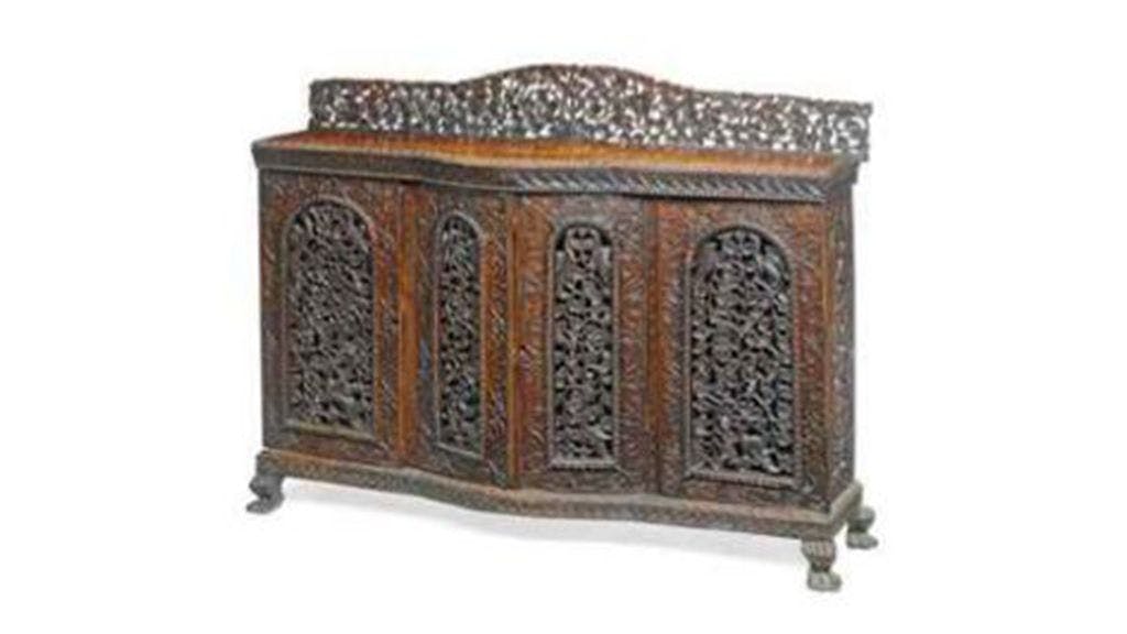 Bombay Blackwood furniture was anamalgamation of European sensibilities and Indian craftsmanship