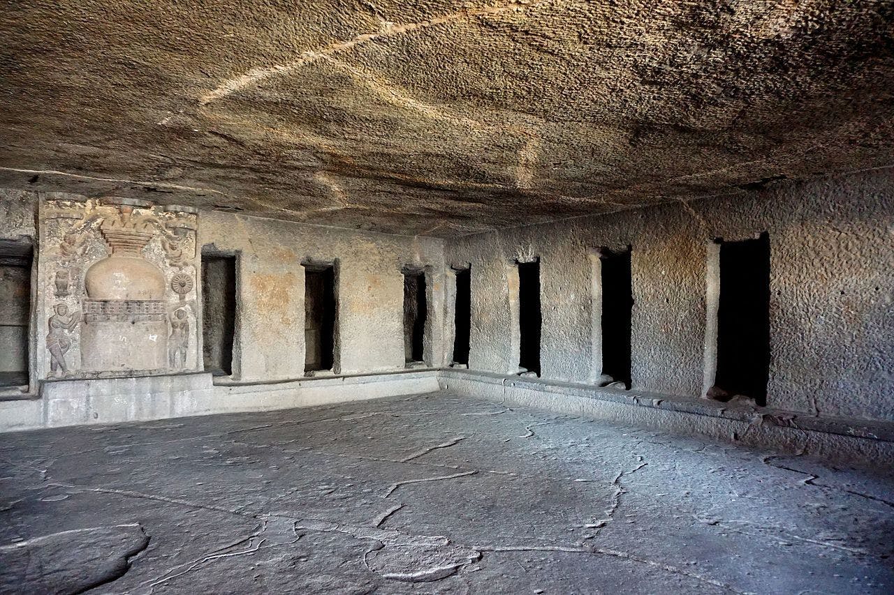 Near Nashik, Cave No.3 of Pandavleni Caves was built by Queen Gotami Balasiri during the reign of Pulumavi, and also received a dedication by Pulumavi himself.