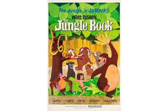 The poster for the 1967 Disney production