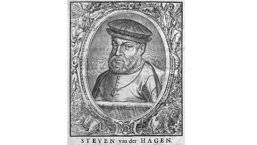 Steven van der Hagen, first Admiral of VOC