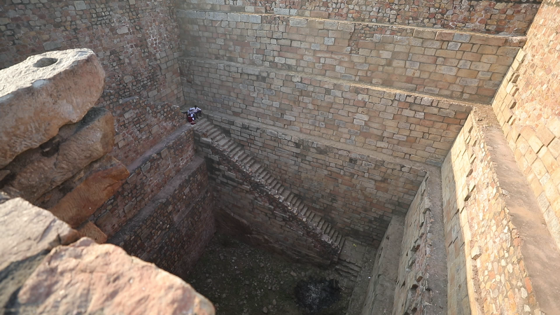 Stepwell in Tughlaqabad Fort, Delhi