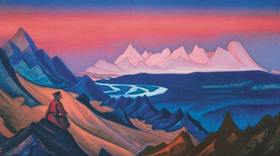 Nicholas Roerich Painting of the 'Song of Shambhala' 