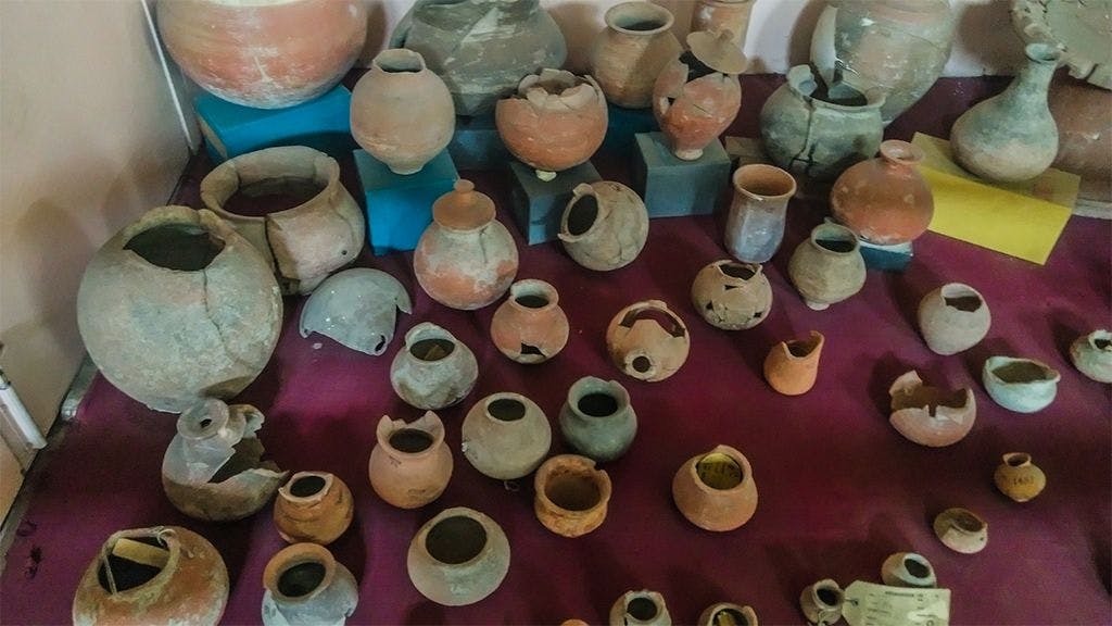 Pottery from Inamgaon at Deccan College Museum
