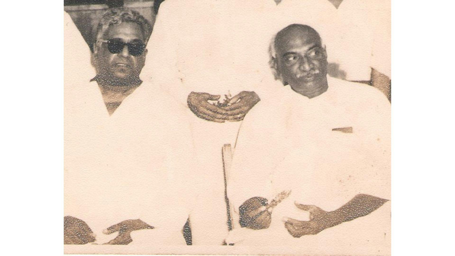 Syndicate leaders K Kamraj and S Venkataraman | Wikimedia Commons