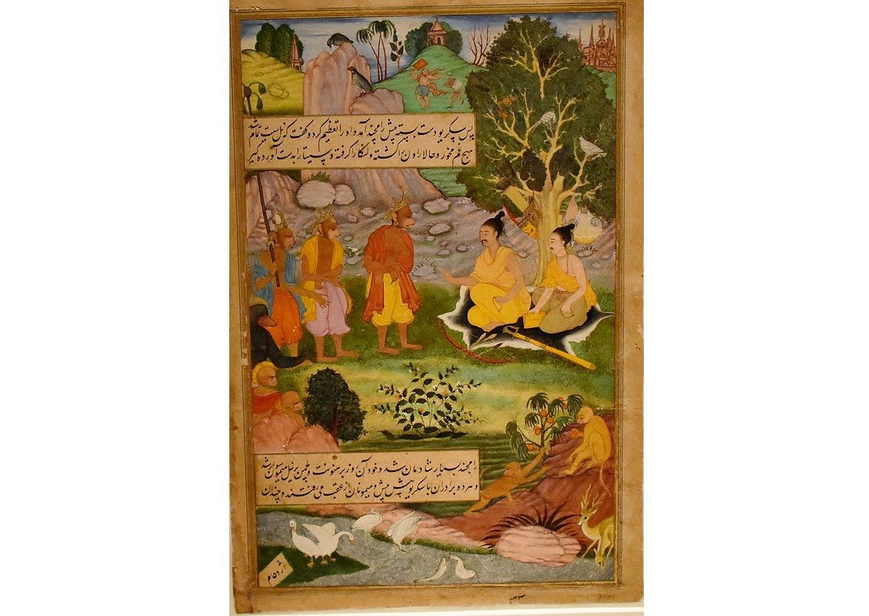 Miniature from the Mughal version of the Ramayana