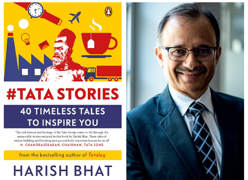 The book cover and author Harish Bhat