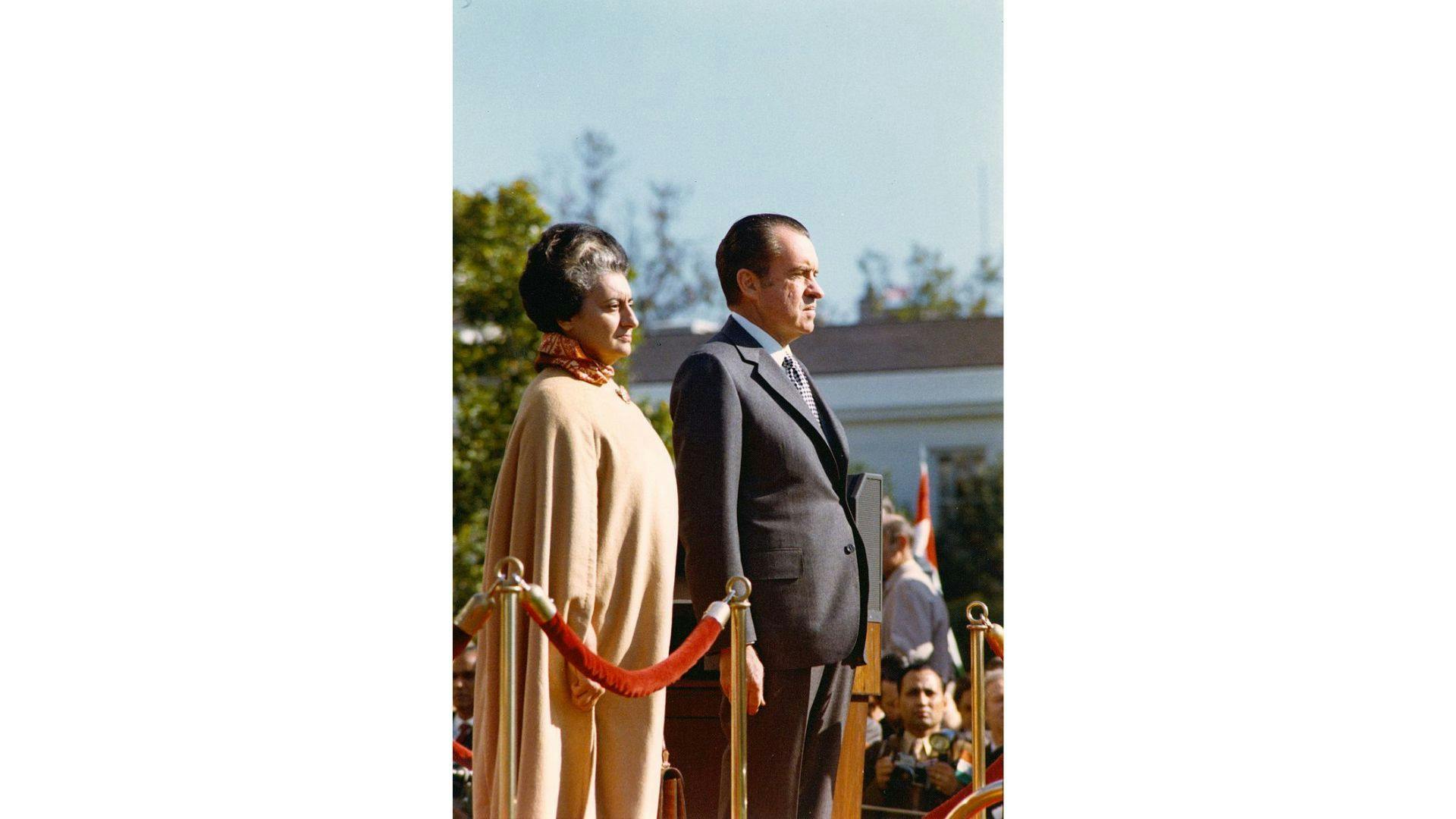 Indira Gandhi with US President Richard Nixon | Wikimedia Commons