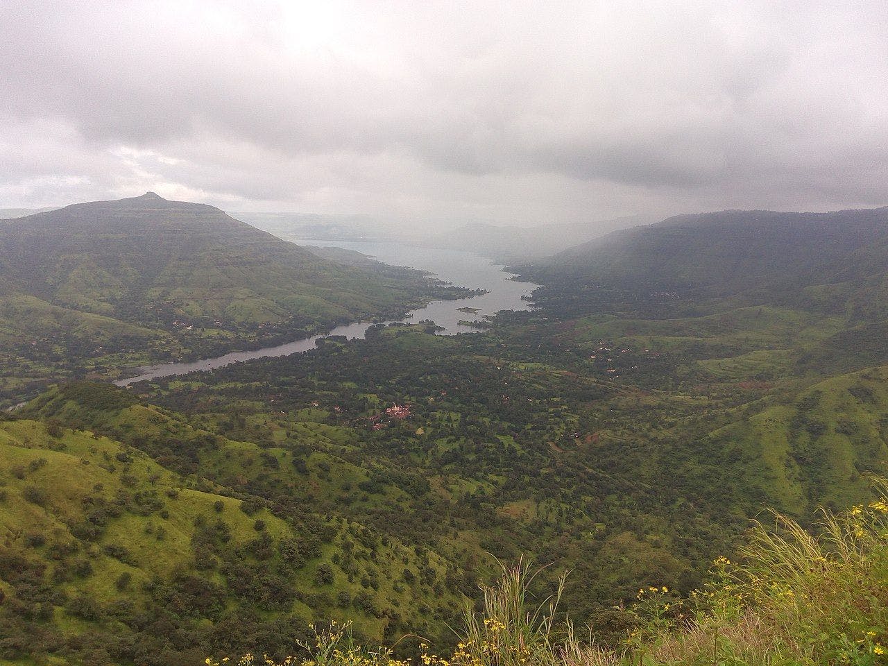 The view of Mahabaleshwar
